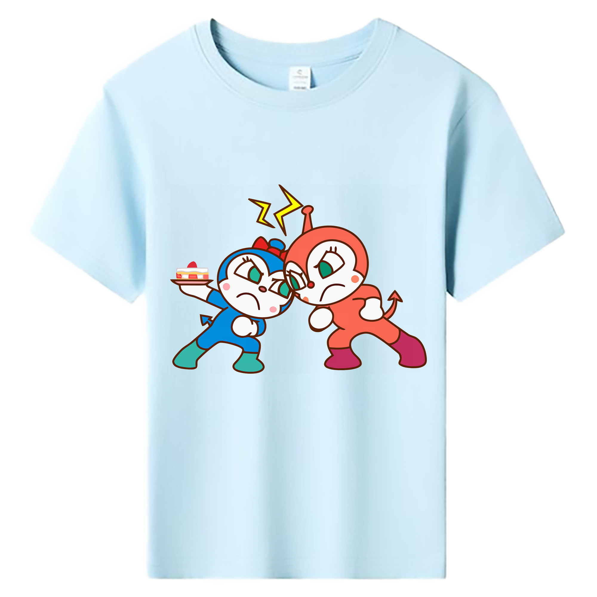（画像用） アンパンマン Anpanman 綿100％キッズTシャツ（フロントプリント）